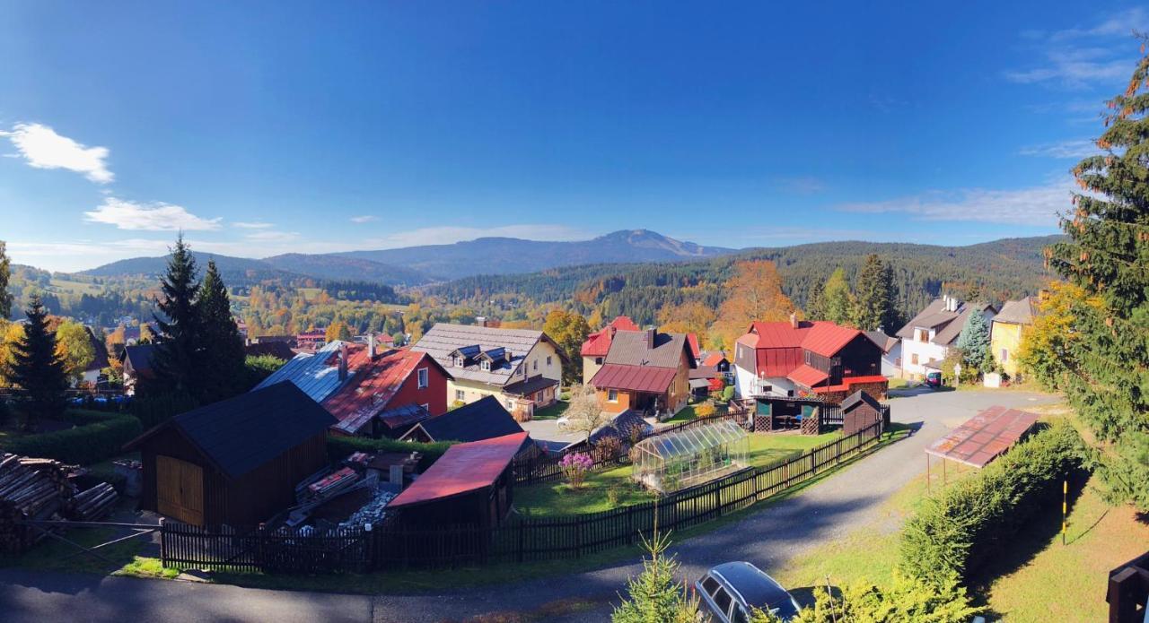 Apartman U Sjezdovky Železná Ruda Exteriör bild